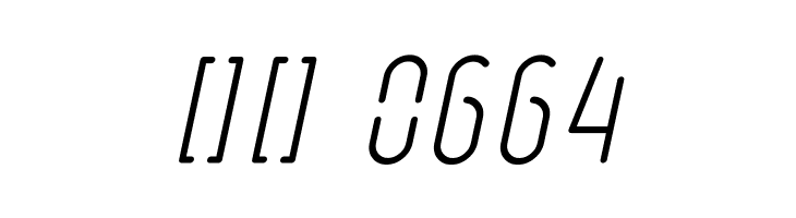 Ruler Stencil Light Italic  Скачать бесплатные шрифты