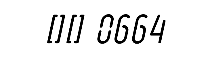 Ruler Stencil Italic  Скачать бесплатные шрифты