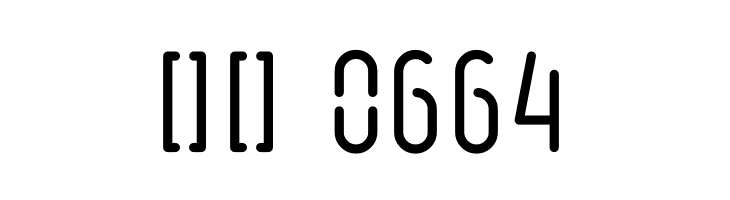 Ruler Stencil  Скачать бесплатные шрифты