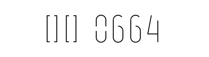 Ruler Stencil Thin  Скачать бесплатные шрифты