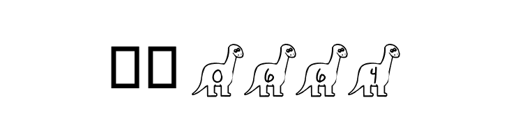 BillyBear Dinosaurs  Скачать бесплатные шрифты