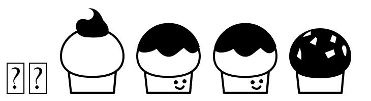 32cupcakes  Скачать бесплатные шрифты