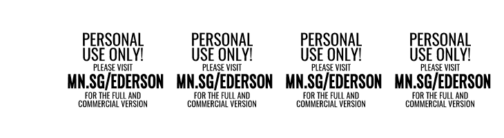 Ederson Deco PERSONAL USE ONLY  Скачать бесплатные шрифты