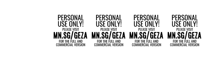 Geza Script PERSONAL USE ONLY  Скачать бесплатные шрифты