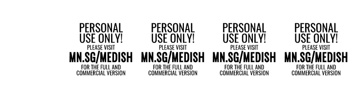 Medish Deco PERSONAL USE ONLY  Скачать бесплатные шрифты