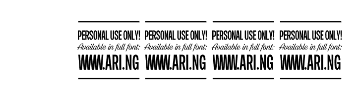 Specify PERSONAL Normal Black Italic  Скачать бесплатные шрифты