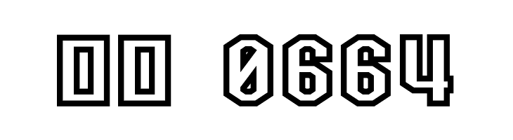 Team Jersey 95 Outline  Скачать бесплатные шрифты