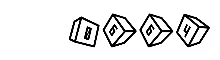 Cubox-3D ST  Скачать бесплатные шрифты