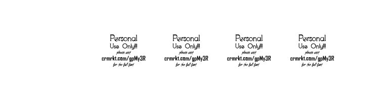 Qaddal Personal Use Regular  Скачать бесплатные шрифты