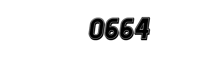 Answer 3D Filled Italic  Скачать бесплатные шрифты