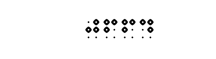 Braillenum Hollow Bold  Скачать бесплатные шрифты