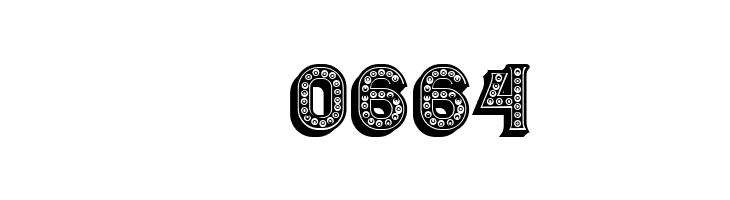 Casino 3D Filled Marquee Regular  Скачать бесплатные шрифты