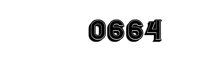 Casino 3D Filled Regular  Скачать бесплатные шрифты