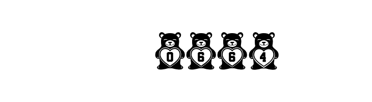 Teddy Bears Regular  Скачать бесплатные шрифты