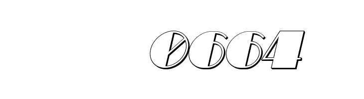 Theatrical Shadow Italic  Скачать бесплатные шрифты