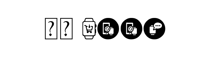 Smartwatch  Скачать бесплатные шрифты