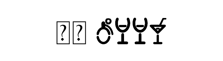 Stencil Icons  Скачать бесплатные шрифты