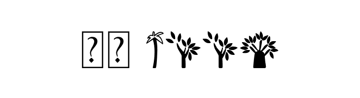 Tree Icons  Скачать бесплатные шрифты