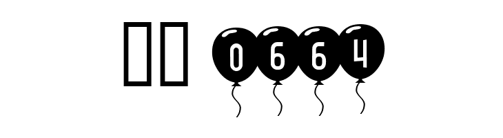 SF Balloons  Скачать бесплатные шрифты