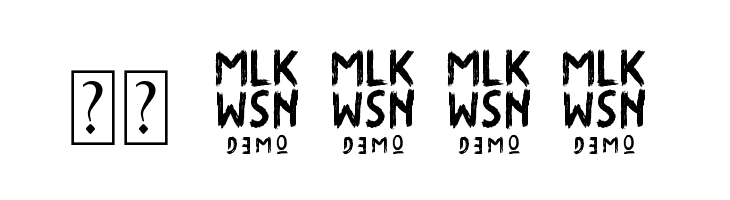 Unknown Secret Bold DEMO Bold  Скачать бесплатные шрифты