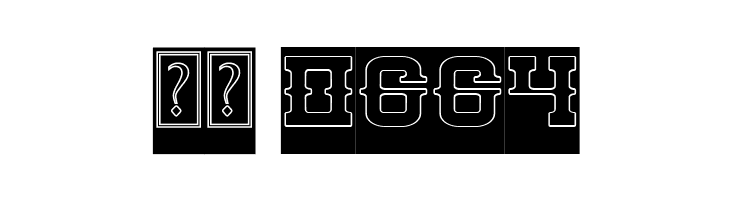 BILLY THE KID-Hollow-Inverse  Скачать бесплатные шрифты