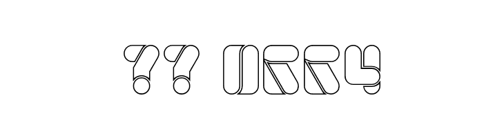 EMPEROROFJAPANHollow  Скачать бесплатные шрифты