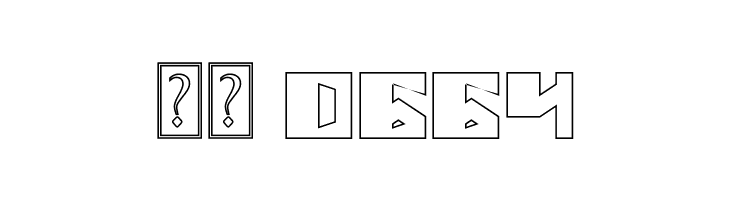 ENERMOUS-Hollow  Скачать бесплатные шрифты