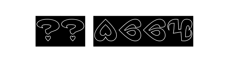 Eternal Love-Hollow-inverse  Скачать бесплатные шрифты