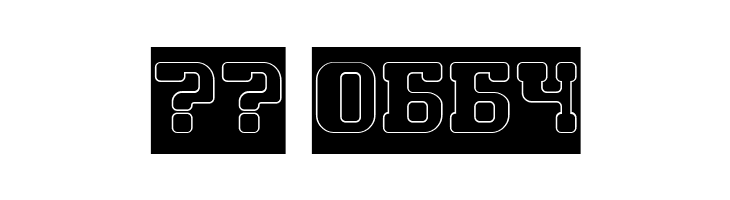 GAME ROBOT-Hollow-Inverse  Скачать бесплатные шрифты