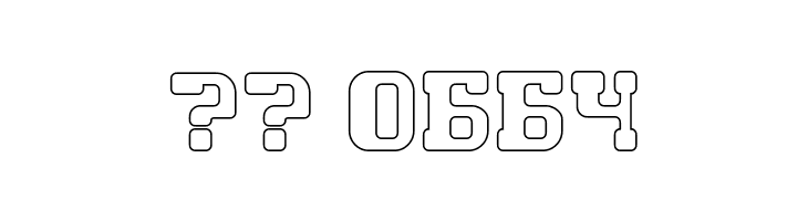 GAME ROBOT-Hollow  Скачать бесплатные шрифты