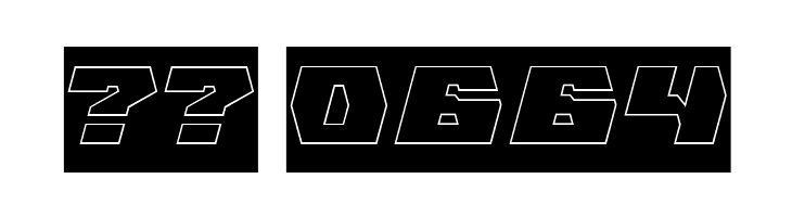 GLADIATOR SPORT-Hollow-Inverse  Скачать бесплатные шрифты