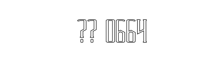 HERITAGE-Hollow  Скачать бесплатные шрифты