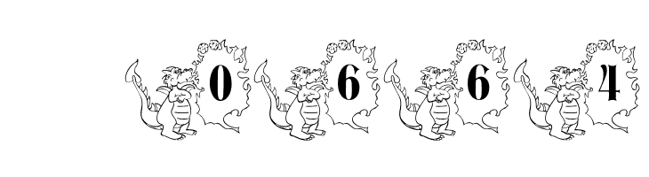 BJF Dragons  Скачать бесплатные шрифты