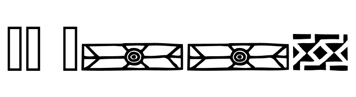 African Ornaments One  Скачать бесплатные шрифты