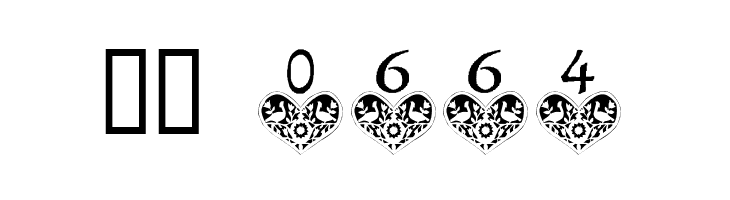 Distelfink Heart  Скачать бесплатные шрифты