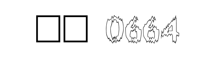 Melting Outline  Скачать бесплатные шрифты