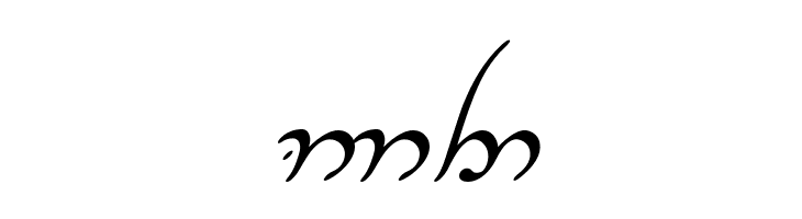 Tengwar Annatar Alt Italic  Скачать бесплатные шрифты