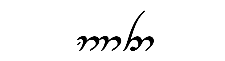 Tengwar Annatar Alt Bold Italic  Скачать бесплатные шрифты