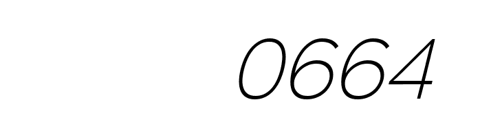 Sinkin Sans 200 X Light Italic  Скачать бесплатные шрифты