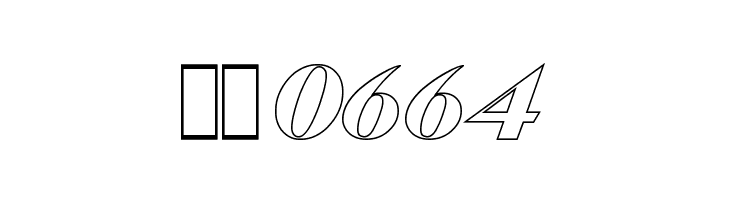 Gauche Display Hollow  Скачать бесплатные шрифты